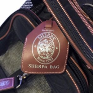 Sherpa dog carrier airline approved. Used once.